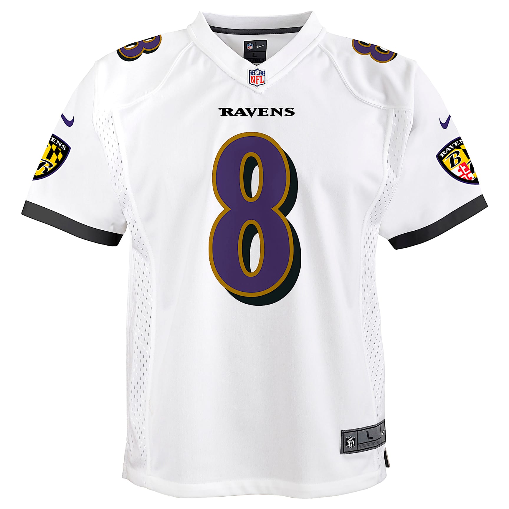 NIKE RAVENS LAMOR JACKSON ジャージー NFL Lサイズ Lamar Jackson Baltimore Ravens Big Kids' Game Jersey. Nike.com